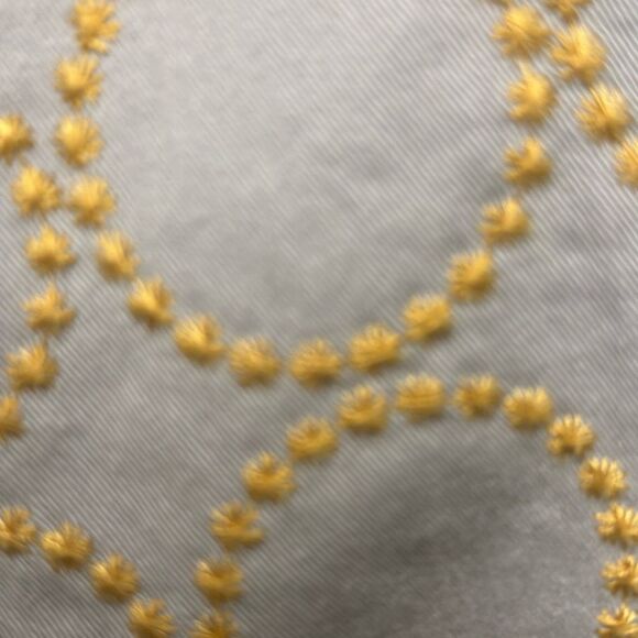 Anthropologie Chino khaki & gold embroidered relaxed pants - Picture 9 of 9